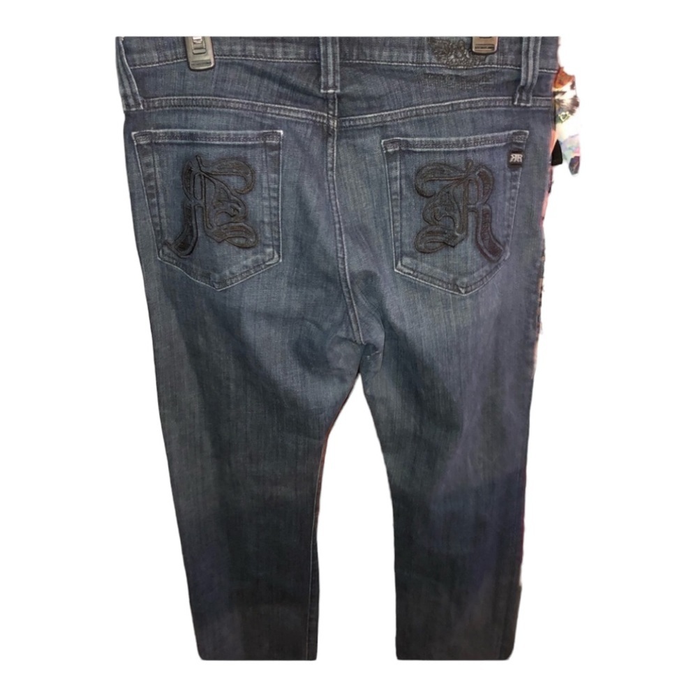Rock & Republic Men's Straight Jeans - Dark Blue Wash